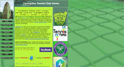 Desktop Screenshot of faringdontennis.org.uk